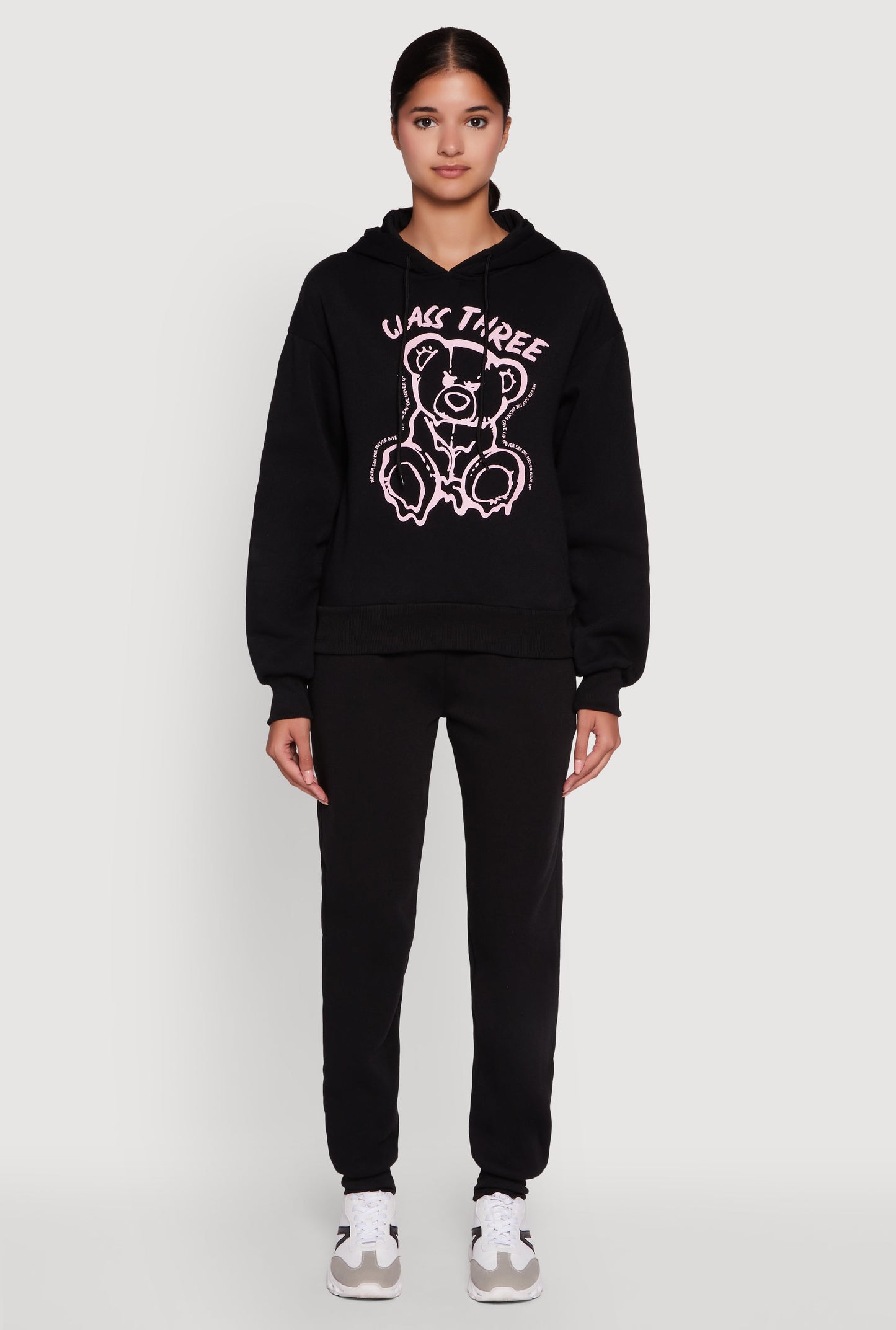 Mid Rise Solid Fleece Joggers