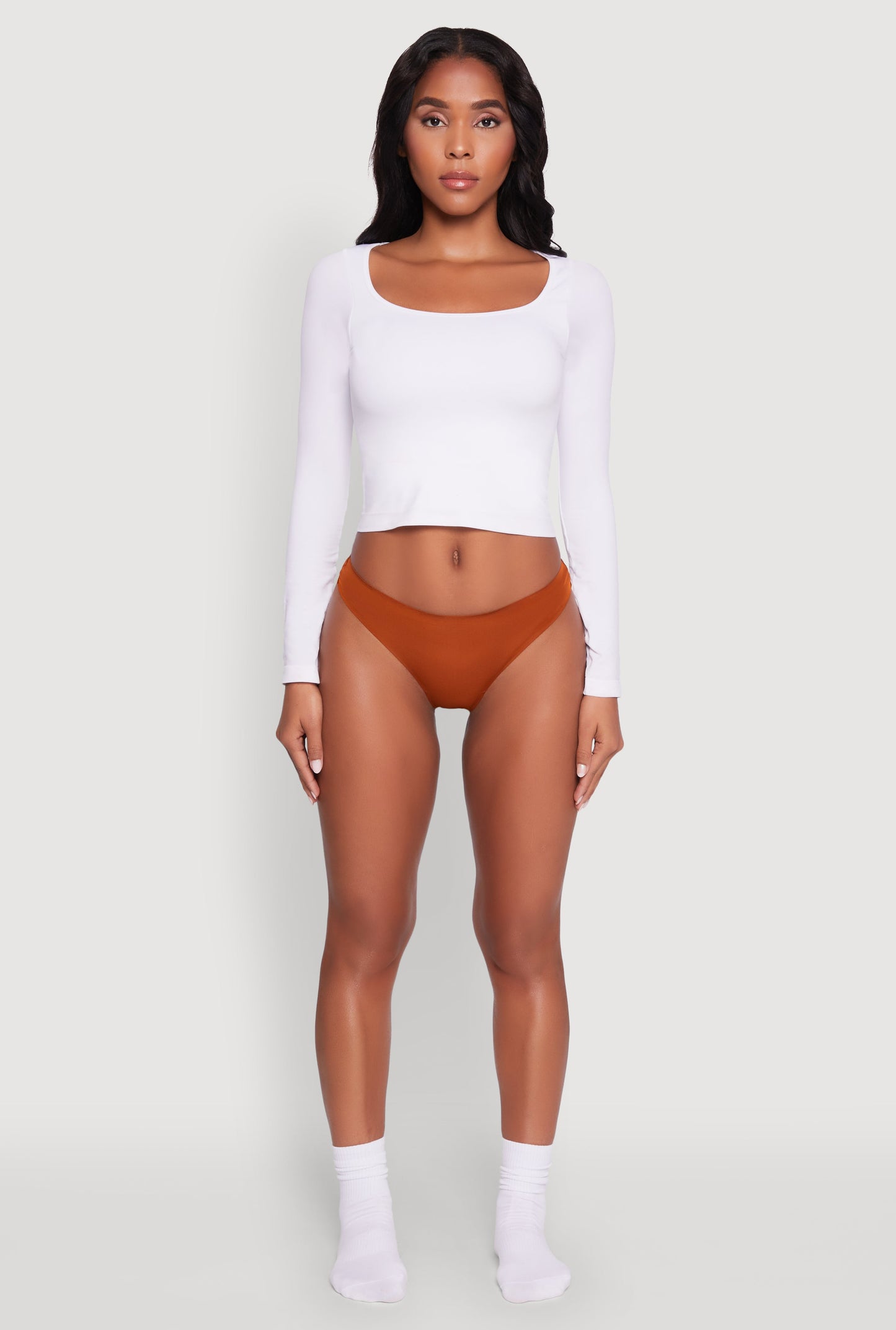 Comfortable Solid Thong Panty