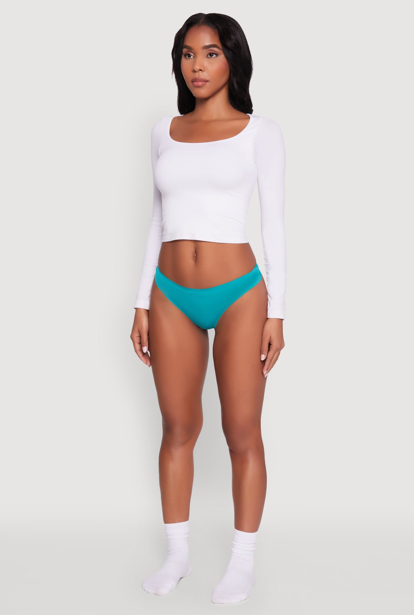 Comfortable Solid Thong Panty