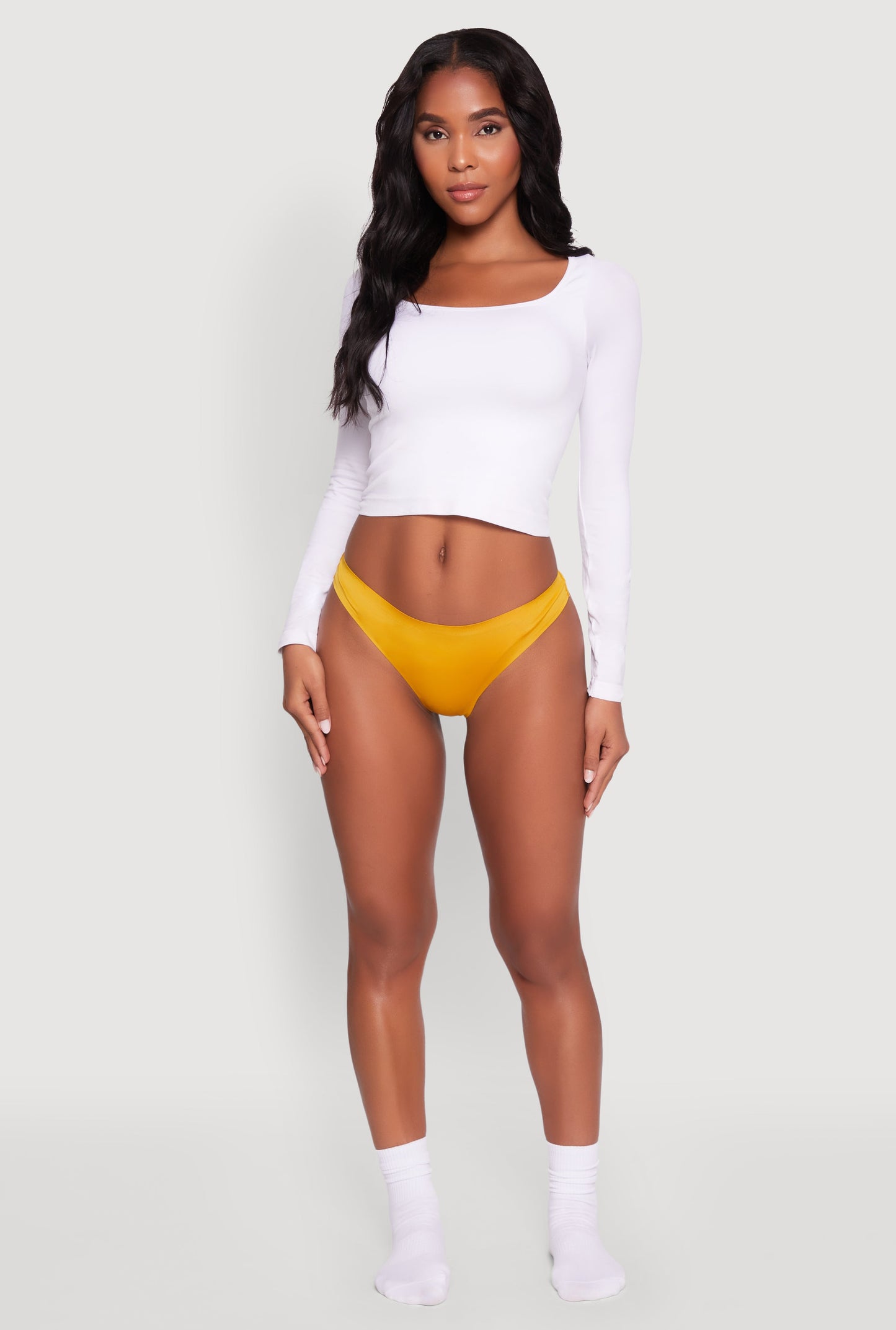 Comfortable Solid Thong Panty
