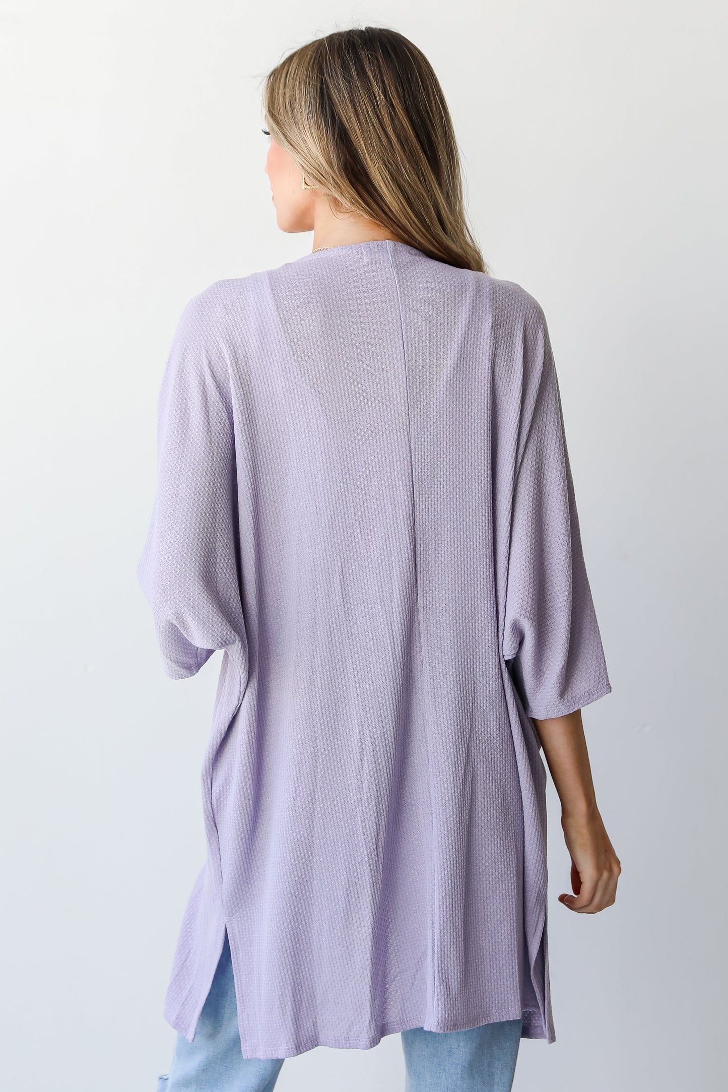 FINAL SALE - Here For A Good Time Waffle Knit Kimono